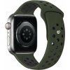 Eternico Sporty na Apple Watch 42 mm/44 mm/45 mm Pure Black and Khaki AET-AWSP-BlKh-42