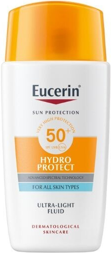 Eucerin Sun Hydro Protect ultra ľahký fluid na opaľovanie SPF50+ 50 ml
