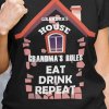 Tričko s potlačou GRANDMA´S HOUSE Dámsky Čierna XXL Tričko s potlačou GRANDMA´S HOUSE Dámsky Čierna XXL