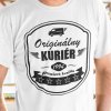 Tričko s potlačou ORIGINÁLNY KURIÉR Dámsky Biela S Tričko s potlačou ORIGINÁLNY KURIÉR Dámsky Biela S