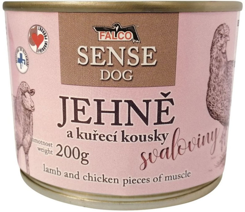 Falco Sense Dog jahňacina a kurča 200 g