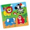 Detské drevené puzzle s úchytmi Viga ZOO Multicolor Detské drevené puzzle s úchytmi Viga ZOO Multicolor