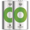 Batérie D (R20) nabíjacie 1,2V/3000mAh GP Recyko 2ks Batérie D (R20) nabíjacie 1,2V/3000mAh GP Recyko 2ks