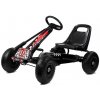 mamido Detská šlapacia motokára s nafukovacími kolesami A-15 čierna mamido Detská šlapacia motokára s nafukovacími kolesami A-15 čierna