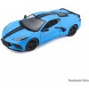 Maisto Chevrolet Corvette C8 Stingray Coupe Z51 2020 Modrá 1:24
