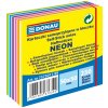 DONAU Bloček Donau v 6 neónových farbách 50x50mm 250l DONAU Bloček Donau v 6 neónových farbách 50x50mm 250l