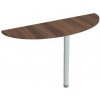 kancelársky zakončovací stôl oblouk 120 cm - GP 120 orech kancelársky zakončovací stôl oblouk 120 cm - GP 120 orech