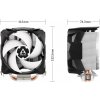 ARCTIC Freezer 7 X chladič CPU, Intel 1700, 115x, 1200, BULK ARCTIC Freezer 7 X chladič CPU, Intel 1700, 115x, 1200, BULK