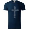 Jesus kríž štetcom - Tričko z organickej bavlny - 3XL ( Tmavomodrá (veľmi tmavá - skoro čierna) ) Jesus kríž štetcom - Tričko z organickej bavlny - 3XL ( Tmavomodrá (veľmi tmavá - skoro čierna) )
