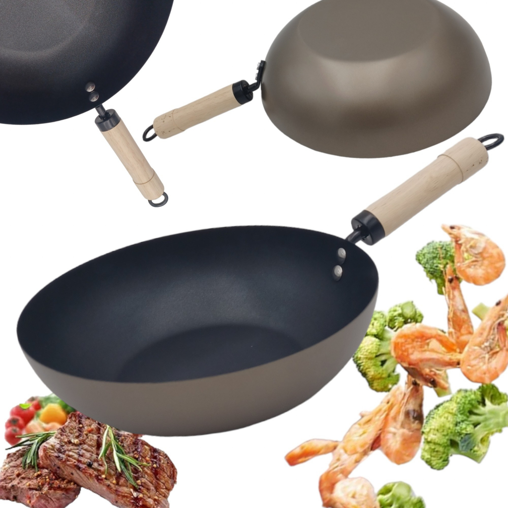 Rossner Tradičná panvica wok non-stick 28 cm