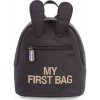 Childhome batoh My First Bag čierny + záruka 3 roky zadarmo