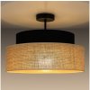 Belis | Prisadený luster BOHO 1xE27/60W/230V pr. 40 cm čierna/béžová | BE0926 Belis | Prisadený luster BOHO 1xE27/60W/230V pr. 40 cm čierna/béžová | BE0926