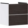 HANSGROHE Xevolos E závesná skrinka pod umývadlo, 2 zásuvky PushOpen, 580 x 475 x 555 mm, matná biela/tmavý dub, 54175730 HANSGROHE Xevolos E závesná skrinka pod umývadlo, 2 zásuvky PushOpen, 580 x 475 x 555 mm, matná biela/tmavý dub, 54175730