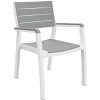 KETER HARMONY záhradné stoličky, biela / šedá 17201284