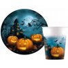 SÚPRAVA POHÁRE TANIERIKY TEKVICE NETOPIERE STRAŠIDELNÝ DOM HALLOWEEN SÚPRAVA POHÁRE TANIERIKY TEKVICE NETOPIERE STRAŠIDELNÝ DOM HALLOWEEN