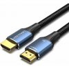 Vention Cotton Braided HDMI-A Male to Male HD Cable 8K 5 m Blue Aluminum Alloy Type ALGLJ Vention Cotton Braided HDMI-A Male to Male HD Cable 8K 5 m Blue Aluminum Alloy Type ALGLJ