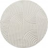 Ayyildiz , Kusový koberec Helix 2201 cream kruh, 120x120, biela, chodba / predsieň Ayyildiz , Kusový koberec Helix 2201 cream kruh, 120x120, biela, chodba / predsieň