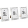 Casa Chic Lancaster, rámy na obrázky, obdĺžnikové, sada 3 rámov, fotky 17 x 12 cm, pasparta, drevo (ANTIC-5x7-3-SLVWHT) Casa Chic Lancaster, rámy na obrázky, obdĺžnikové, sada 3 rámov, fotky 17 x 12 cm, pasparta, drevo (ANTIC-5x7-3-SLVWHT)