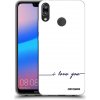 Picasee silikónový prehľadný obal pre Huawei P20 Lite - Milujem ťa Picasee silikónový prehľadný obal pre Huawei P20 Lite - Milujem ťa