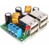 Step/down napájací modul DC 9V 12V 24V 36V na 5V 3A so 4 USB portami Step/down napájací modul DC 9V 12V 24V 36V na 5V 3A so 4 USB portami