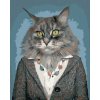 Diamantové maľovanie Diamondi - MAČKA V OBLEČENÍ, 40x50 cm, vypnuté plátno na rám (604261B) Diamantové maľovanie Diamondi - MAČKA V OBLEČENÍ, 40x50 cm, vypnuté plátno na rám (604261B)