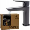 Stojanková umývadlová batéria Avapax QANIX čierna Stojanková umývadlová batéria Avapax QANIX čierna