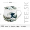 HRNČEK Great Wave – so sitkom 0,43l – porcelán – darčeková krabička HRNČEK Great Wave – so sitkom 0,43l – porcelán – darčeková krabička