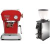 Ascaso Dream PID, Love Red + Stone Espresso Pebble, chrome Ascaso Dream PID, Love Red + Stone Espresso Pebble, chrome