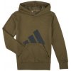 adidas Mikiny Essentials Hoodie Kids Kaki adidas Mikiny Essentials Hoodie Kids Kaki