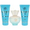 Versace Dylan Turquoise EDT 50 ml + sprchový gél 50 ml + telový gél 50 ml darčeková sada