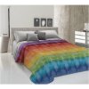 Mondo Italia Prikrývka na posteľ Piquet Dúha viacfarebná 170x280 cm Viacfarebná Mondo Italia Prikrývka na posteľ Piquet Dúha viacfarebná 170x280 cm Viacfarebná