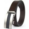Opasok z pravej kože s automatickou prackou NICKEL GRIND - Tmavo hnedá (VNICKEL-GRIND-TH) Opasok z pravej kože s automatickou prackou NICKEL GRIND - Tmavo hnedá (VNICKEL-GRIND-TH)