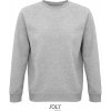 SOL'S | Space, Unisex bio mikina, sivá mel., XS SOL'S | Space, Unisex bio mikina, sivá mel., XS