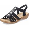 Dámske sandále RIEKER 60875-00 čierna S5 42 Dámske sandále RIEKER 60875-00 čierna S5 42