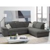 Rohová sedacia súprava Alabama, dymovo šedá látka, pravý roh Rohová sedacia súprava Alabama, dymovo šedá látka, pravý roh