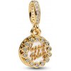 Pandora Pozlátený visiaci prívesok Narodeninovú tortu Shine 763787C01 Pandora Pozlátený visiaci prívesok Narodeninovú tortu Shine 763787C01
