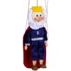 Drevená marioneta Kráľ, 20 cm Drevená marioneta Kráľ, 20 cm