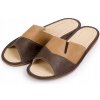 Nowo pánske kožené domáce papuče hnedé Nowo pánske kožené domáce papuče hnedé