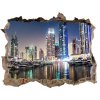 Fototapeta díra na zeď 3D Dubaj v noci 95x64 cm Fototapeta díra na zeď 3D Dubaj v noci 95x64 cm