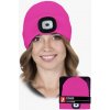 Zimná čiapka REIS s nabíjateľným LED svetlom ružová Zimná čiapka REIS s nabíjateľným LED svetlom ružová