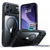 ESR - Classic Hybrid HaloLock Kickstand ochranný obal na iPhone 17 Pro Max - priehľadný čierny