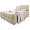 Manželská boxspring posteľ s úložným priestorom Mulen 140x200 - krémová Manželská boxspring posteľ s úložným priestorom Mulen 140x200 - krémová