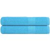 Osušky, 2 ks, tyrkysové, 100x200 cm, bavlna 100 % Osušky, 2 ks, tyrkysové, 100x200 cm, bavlna 100 %