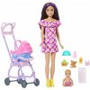 Mattel Barbie SKIPPER BABYSITTER – opatrovateľka s kočíkom Mattel Barbie SKIPPER BABYSITTER – opatrovateľka s kočíkom
