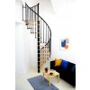 Interiérové schody Minka Berlin Varianta: buk, Rozměr: 140x309 cm, Zábradlí: černé Interiérové schody Minka Berlin Varianta: buk, Rozměr: 140x309 cm, Zábradlí: černé