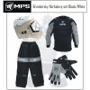 MPS brankársky florbalový set Black/White S MPS brankársky florbalový set Black/White S