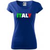 Italy Nápis - Dámske tričko Pure - 3XL ( Kráľovská modrá ) Italy Nápis - Dámske tričko Pure - 3XL ( Kráľovská modrá )
