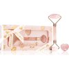 Crystallove Rose Quartz Crystallove Rose Quartz Roller masážny valček na tvár 1 ks + masážna pomôcka na tvár 1 ks Crystallove Rose Quartz Crystallove Rose Quartz Roller masážny valček na tvár 1 ks + masážna pomôcka na tvár 1 ks