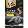 SHEBA Creamy Snacks krémový pamlsek pro kočky s kuřecím masem 4x 12 g