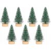 MALÉ VIANOČNÉ STROMČEKY NA DEKORÁCIU stromčeka MAKETA VIANOČNÁ STROMČEKOVÁ SÚPRAVA 6 KUSOV MALÉ VIANOČNÉ STROMČEKY NA DEKORÁCIU stromčeka MAKETA VIANOČNÁ STROMČEKOVÁ SÚPRAVA 6 KUSOV